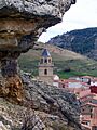 Vista de la torre con su chapitel