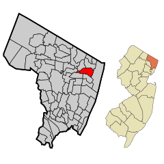 Bergen County New Jersey Incorporated and Unincorporated areas Closter Highlighted.svg