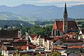 Blick ueber die Steyrer Altstadt