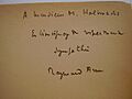 Book signed by Raymond Aron and offered to Maurice Halbwachs