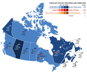 Elecciones federales de Canadá de 1984