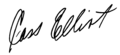 Cass Elliot signature