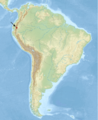Cavia patzelti distribution map