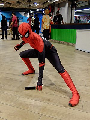 Archivo:Cosplay of Spider-Man at Nijigen Expo 2022