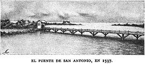 Archivo:El Puente de San Antonio 1597 (San Juan Bay)