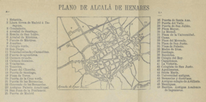 Archivo:Emilio Valverde (1886) Plano de Alcalá de Henares