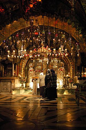 Archivo:Golgotha (Church of the Holy Sepulchre)
