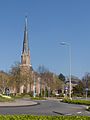Heemstede, de Sint Bavokerk in straatzicht foto8 2017-04-09 16.53