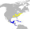 Helmitheros vermivorum map