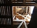 Interior de la torre de la iglesia de Santa María de Rilán. Chiloé. Chile