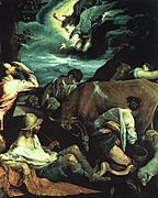 Jacopo da Ponte - The Annunciation to the Shepherds - WGA01425