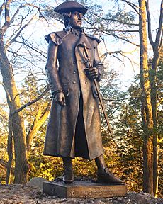 Archivo:Joseph Warren statue Forest Hills Cemetery, Boston Massachusetts
