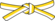 Cinturón Blanco Amarillo de Universal Taekwondo UTD