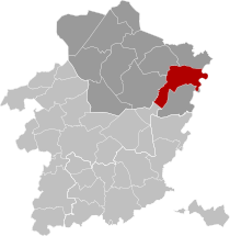 Maaseik Limburg Belgium Map.svg