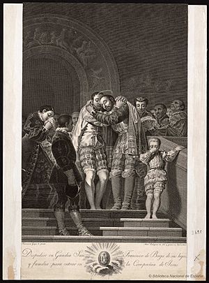 Archivo:Manuel peleguer-despedida de San Francisco-Francisco Goya lo pintó