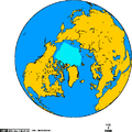 North pole september ice-pack 1978-2002