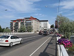 Archivo:Olavinkatu in Savonlinna city center