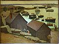 Pigeon Cove, by Emma Fordyce Macrae, c. 1930, oil on burlap - Cape Ann Museum - Gloucester, MA - DSC01015