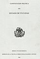 Portada Constitucion de Yucatan de 1905