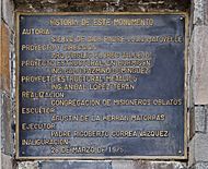 Archivo:Quito Panecillo placa historia monumento