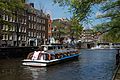 Sightseeing commuter launch in Amsterdam