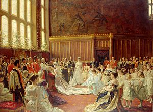 Archivo:The Marriage of George, Duke of York to Princess Mary of Teck