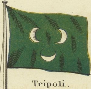 Archivo:Tripoli. Johnson's new chart of national emblems, 1868