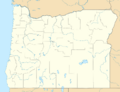 USA Oregon location map