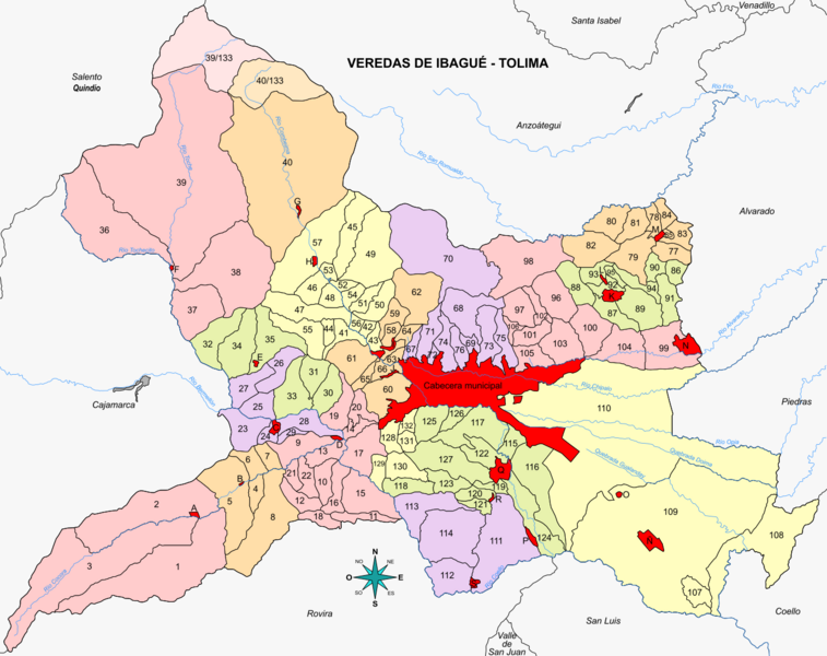 Veredas de Ibagué - Tolima