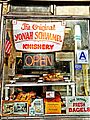 Yonah Shimmel's Knish Bakery Front Window