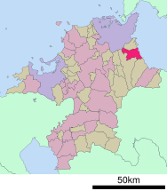 Yukuhashi in Fukuoka Prefecture Ja.svg