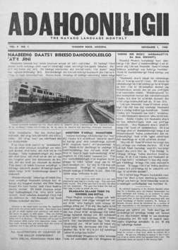 Archivo:Ádahooníłígíí - Front Page, 1 November 1948