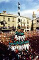 1er pilar de 8 amb folre i manilles carregat del segle XX Castellers de Vilafranca