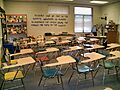 A Hayesville High School classroom in Clay County, N.C., in 2004