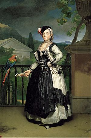 Archivo:Anton Rafael Mengs - Retrato de la marquesa de Llano - Google Art Project