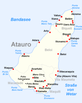 Mapa de la isla
