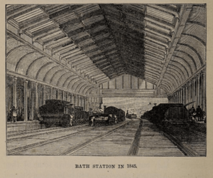 Archivo:Bath Spa Station 1845