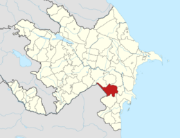 Bilasuvar District in Azerbaijan.svg