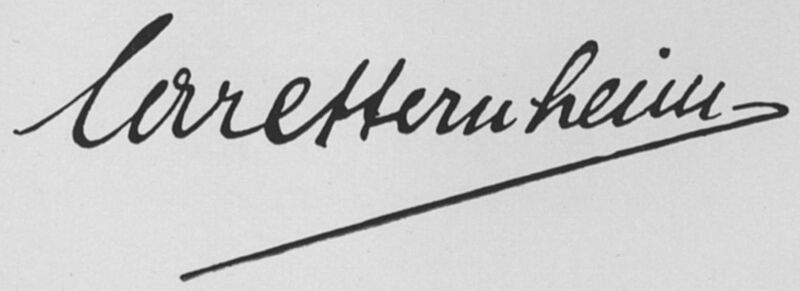 Carl Sternheim – signature