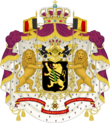 Archivo:Coat of Arms of the King of the Belgians