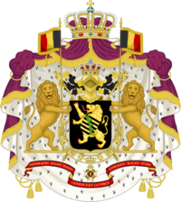 Coat of Arms of the King of the Belgians.svg