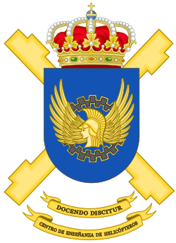 Coat of Arms of the Spanish Army Helicopters Training Center.svg