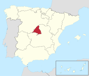 Comunidad de Madrid in Spain (including Canarias).svg