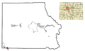 Eagle County Colorado Incorporated and Unincorporated areas Basalt Highlighted