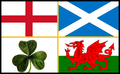 Free Use British and Irish Lions flag (bordered)