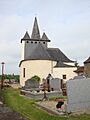 Geüs-d'Oloron (Pyr-Atl, Fr) L'église coté chevet