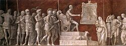 Archivo:Giovanni Bellini - Continence of Scipio (detail, half-left part) - WGA1766