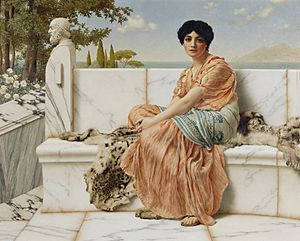Archivo:Godward-In the Days of Sappho-1904