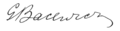Grażyna Bacewicz - signature