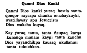 Archivo:H Flores de Palacios 1976 Jesucristopa Libron p-133 Qanmi Dios kanki